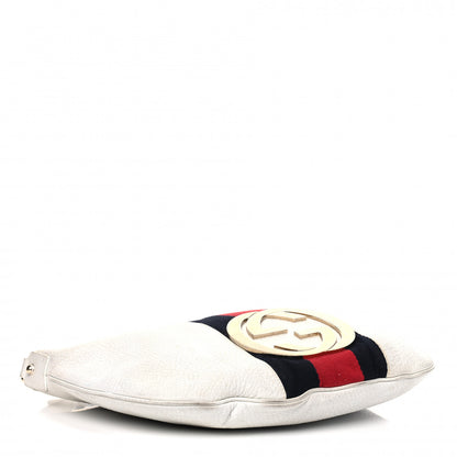 Gucci Calfskin Web Blondie Hobo White 3 of 18