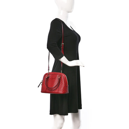 Gucci Soft Microguccissima Mini Dome Bag Rosso 2 of 9