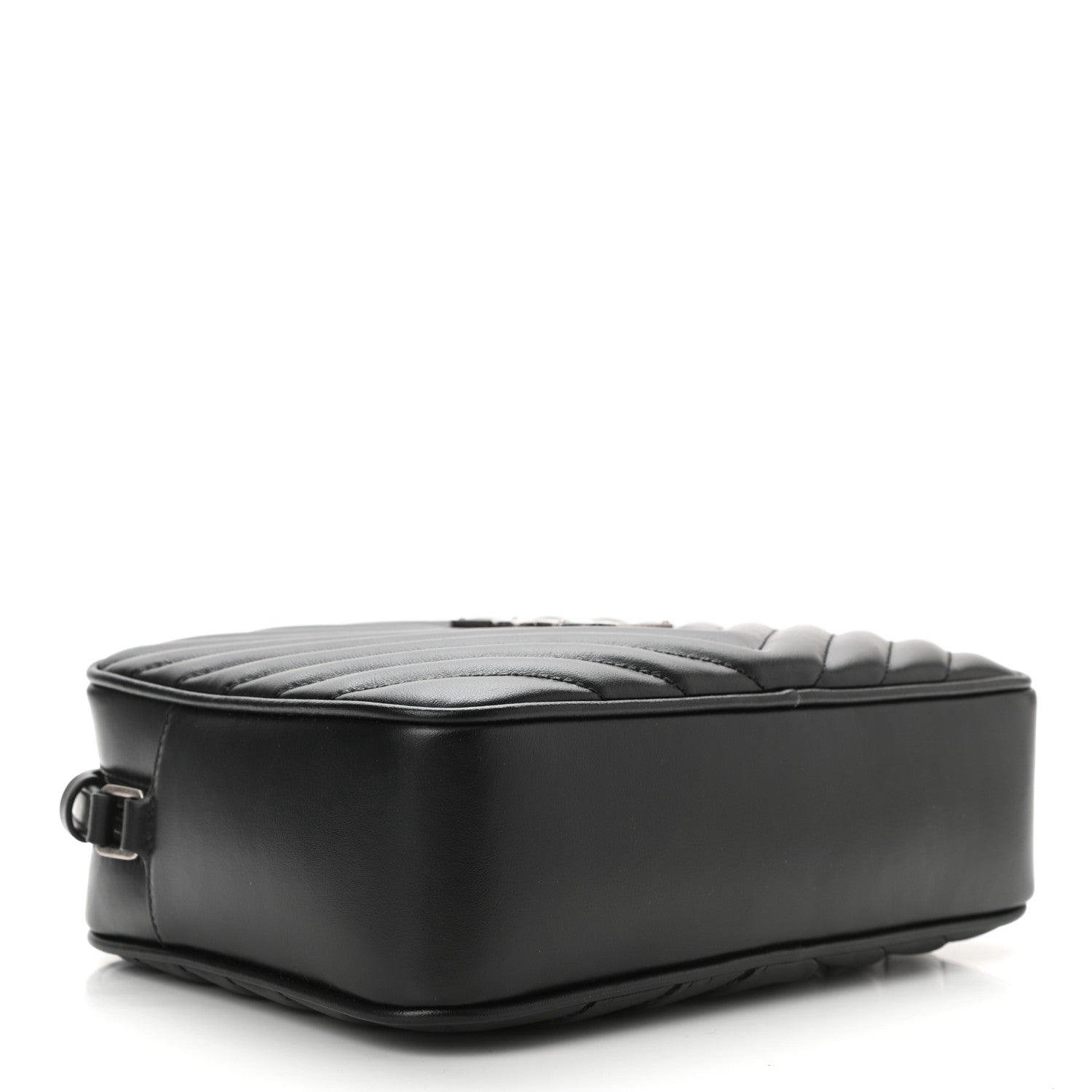 Saint Laurent Calfskin Matelasse Monogram Lou Camera Bag Black 4 of 10