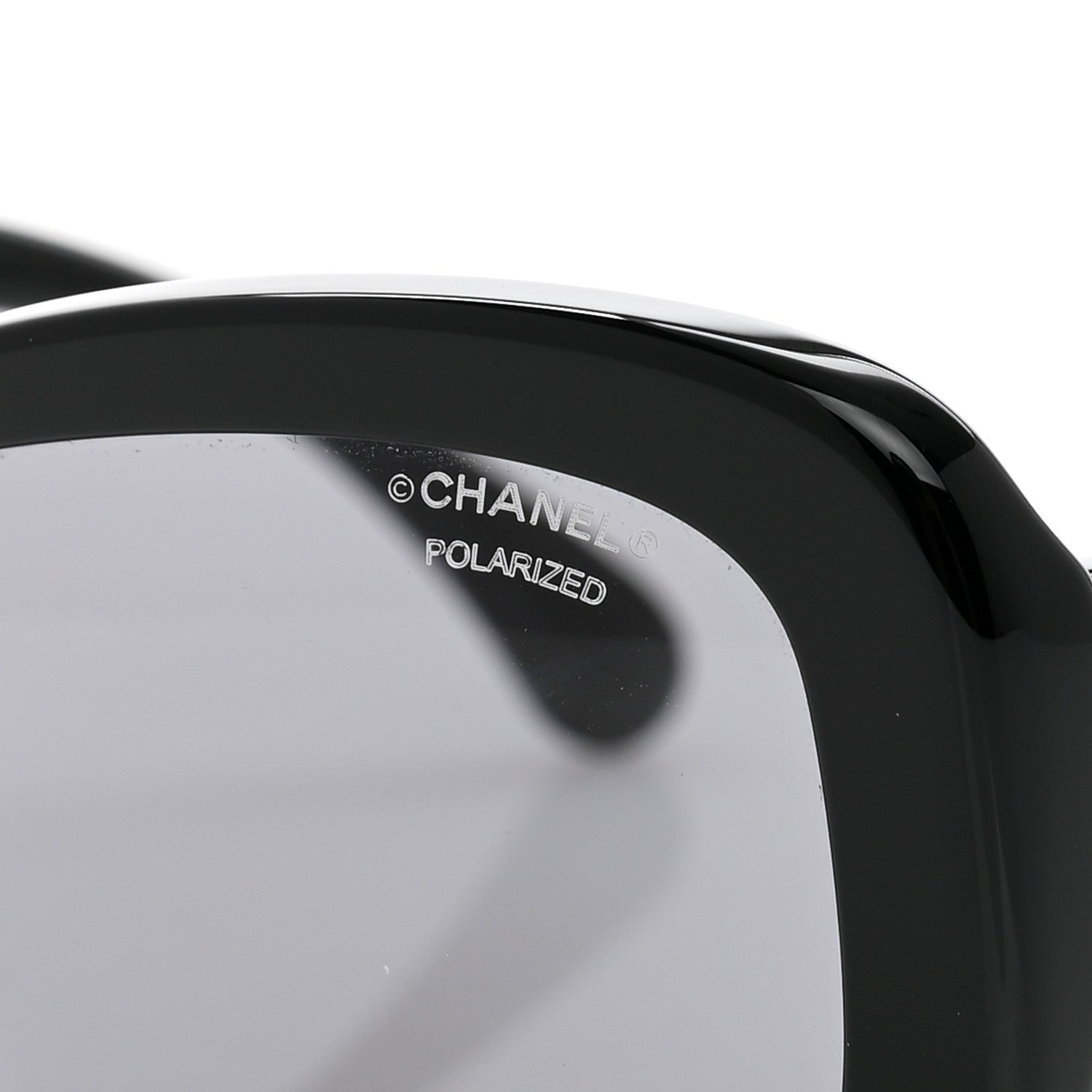 Chanel Acetate Oval CC Sunglasses 5468-B Black 7 of 10