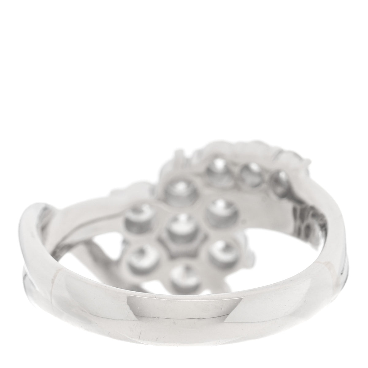 Parker & West by FASHIONPHILE Platinum Diamond 1.06ctw Flower Ring 52 6 4 of 9