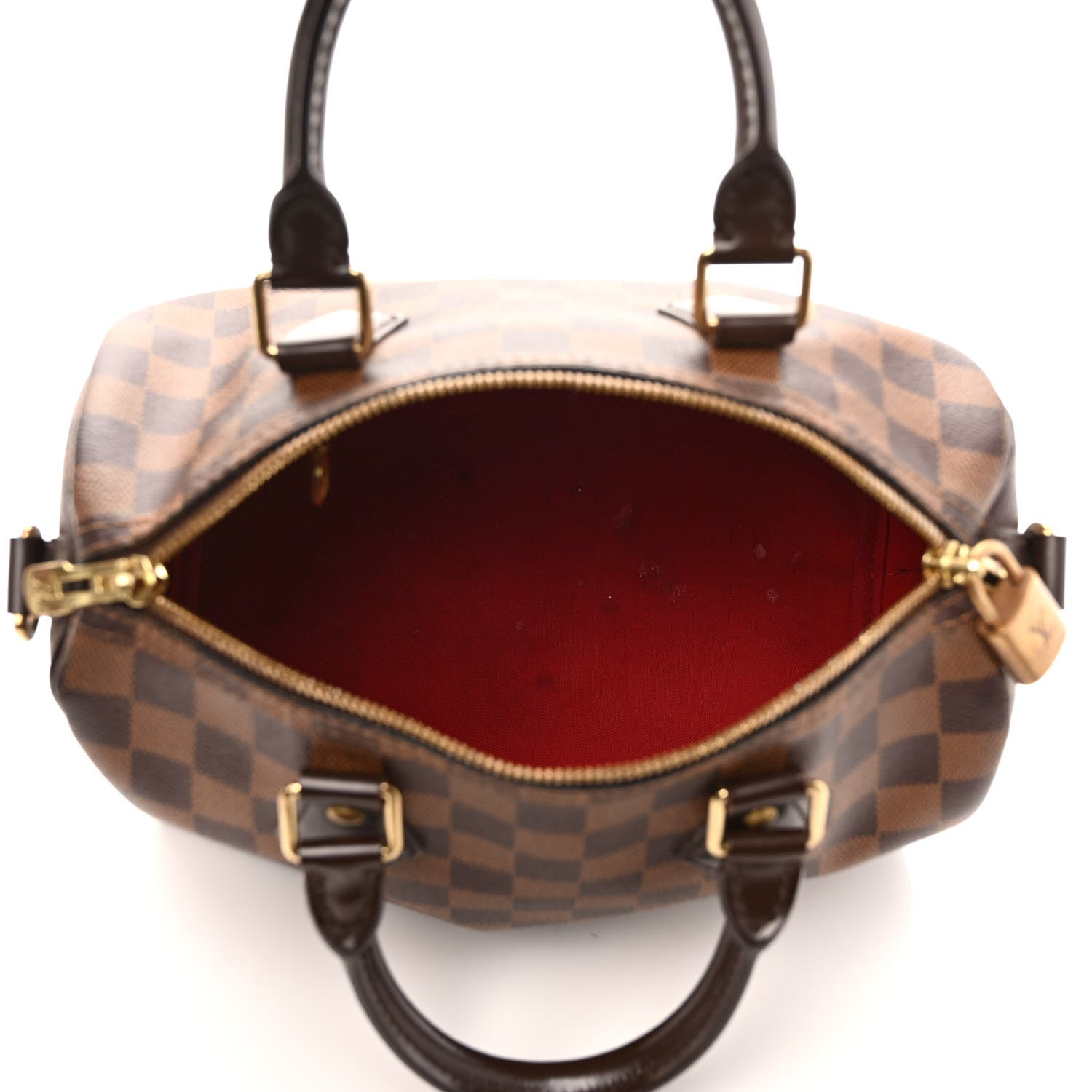 Louis Vuitton Damier Ebene Speedy Bandouliere 25 5 of 11