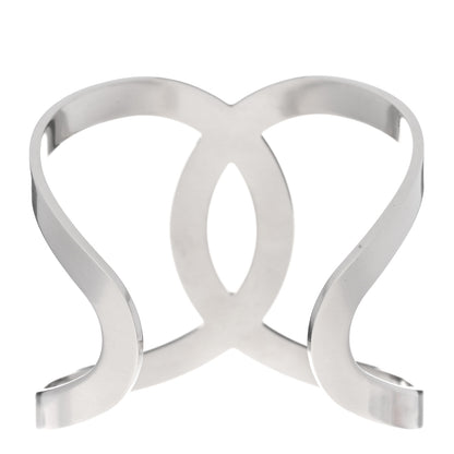 Chanel Metal CC Cuff Silver 3 of 4