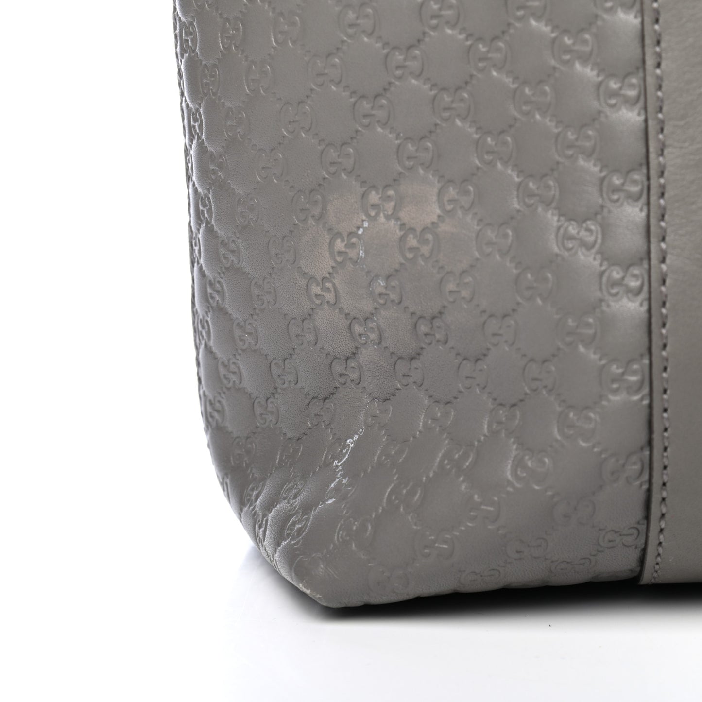 Soft Microguccissima Small Zippered Satchel Loess