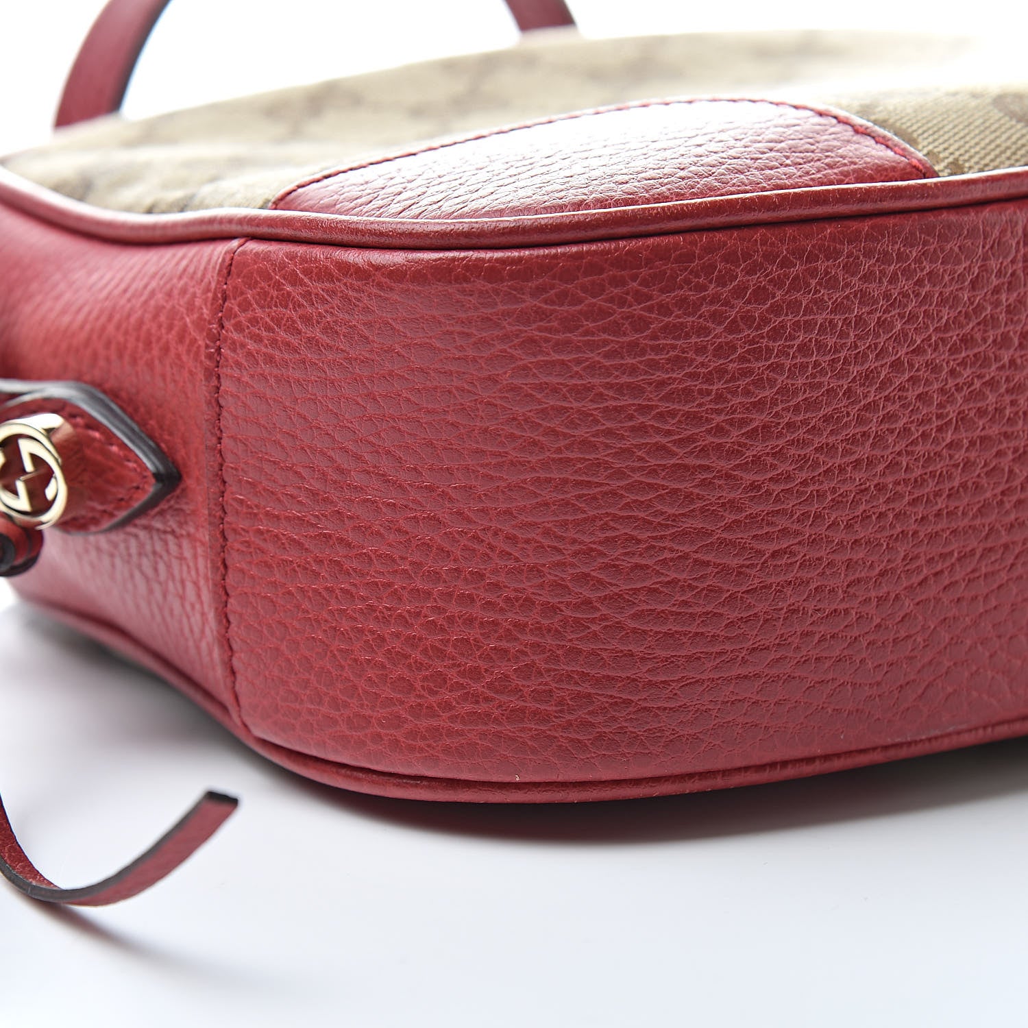 Gucci Monogram Mini Bree Messenger Bag Red 9 of 11