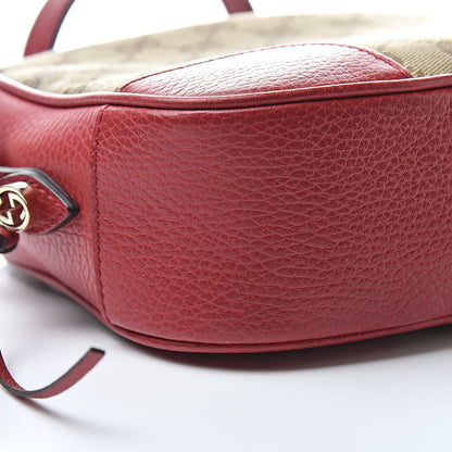 Gucci Monogram Mini Bree Messenger Bag Red 9 of 11