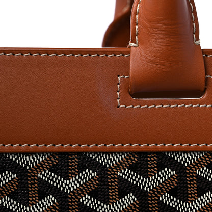 Goyard Goyardine Bellechasse Biaude Tote MM Black Gold 12 of 13