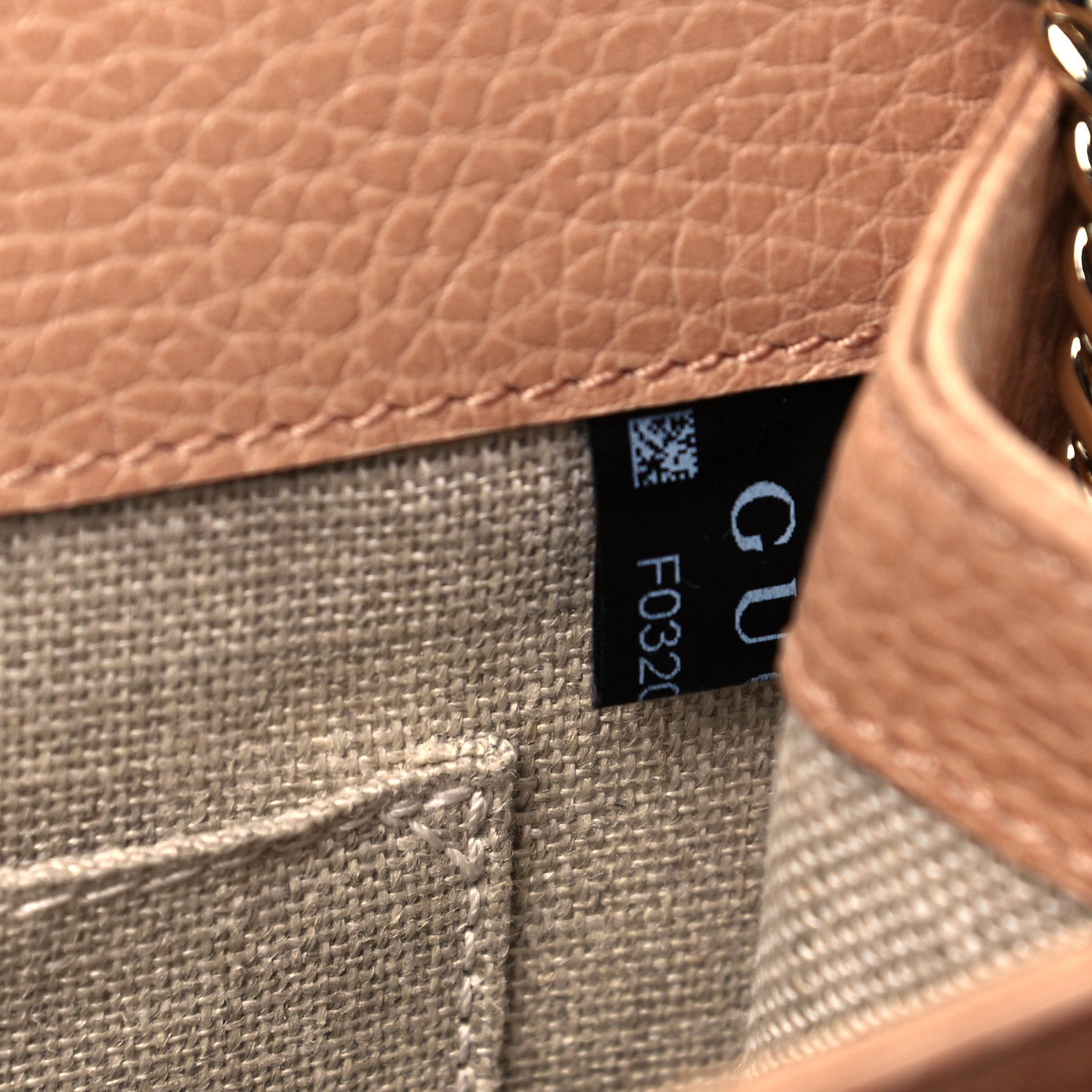 Gucci Dollar Calfskin Small Interlocking G Shoulder Bag Camelia 7 of 9