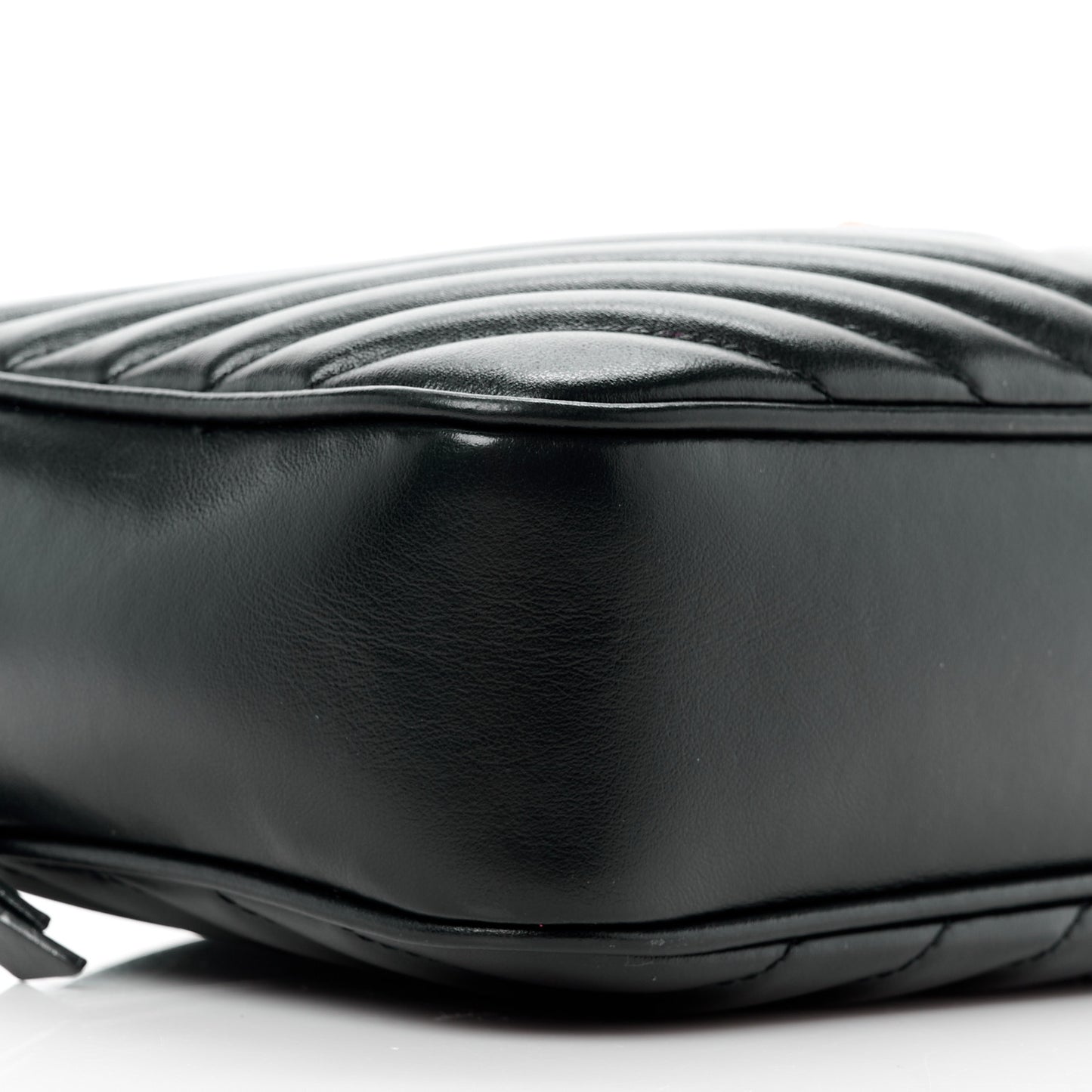 Calfskin Matelasse Monogram Lou Camera Bag Black