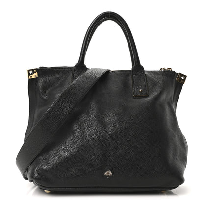 Mulberry Classic Grained Calfskin Small Alice Satchel Black 1 of 11