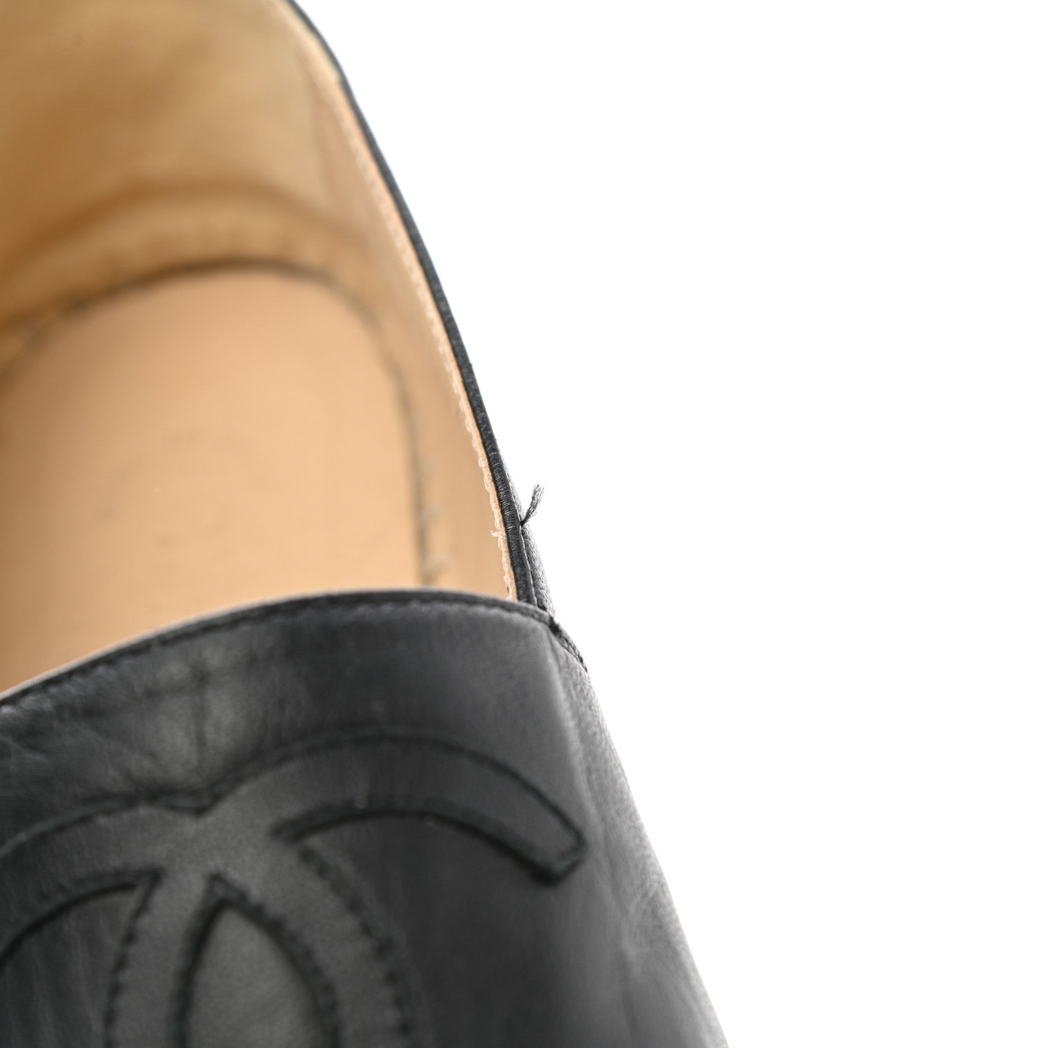 Chanel Lambskin CC Espadrilles 36 Black 8 of 9