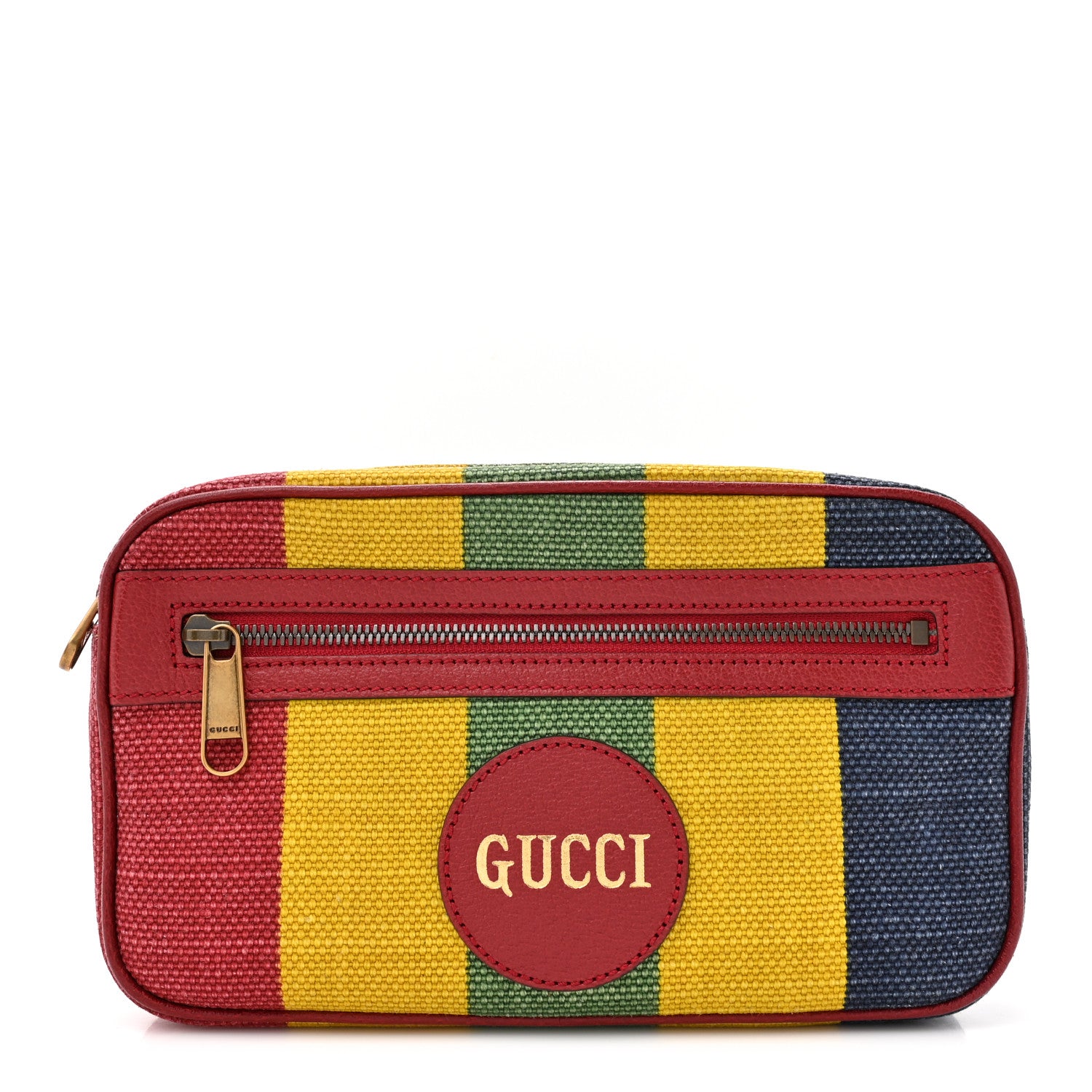 Gucci Canvas Marley Stripe Script Logo Gucci 100 Belt Bag 80 32 Multicolor 1 of 10