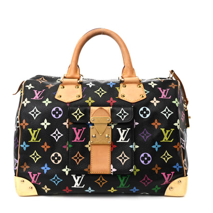Louis Vuitton Monogram Multicolor Speedy 30 Black 1 of 10