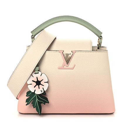 Louis Vuitton Taurillon Gradient Capucines BB Asnieres Green Rose 1 of 9