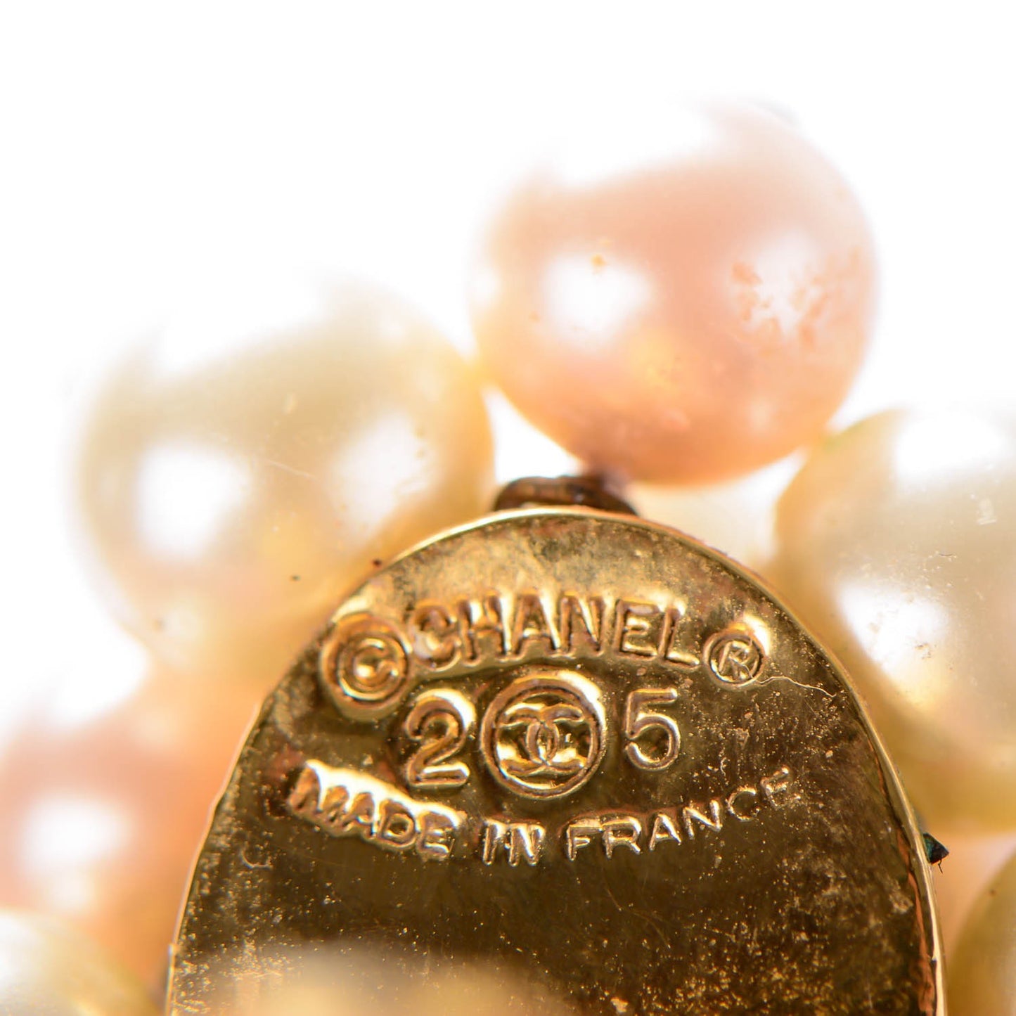 Pearl Clip On Earrings Gold