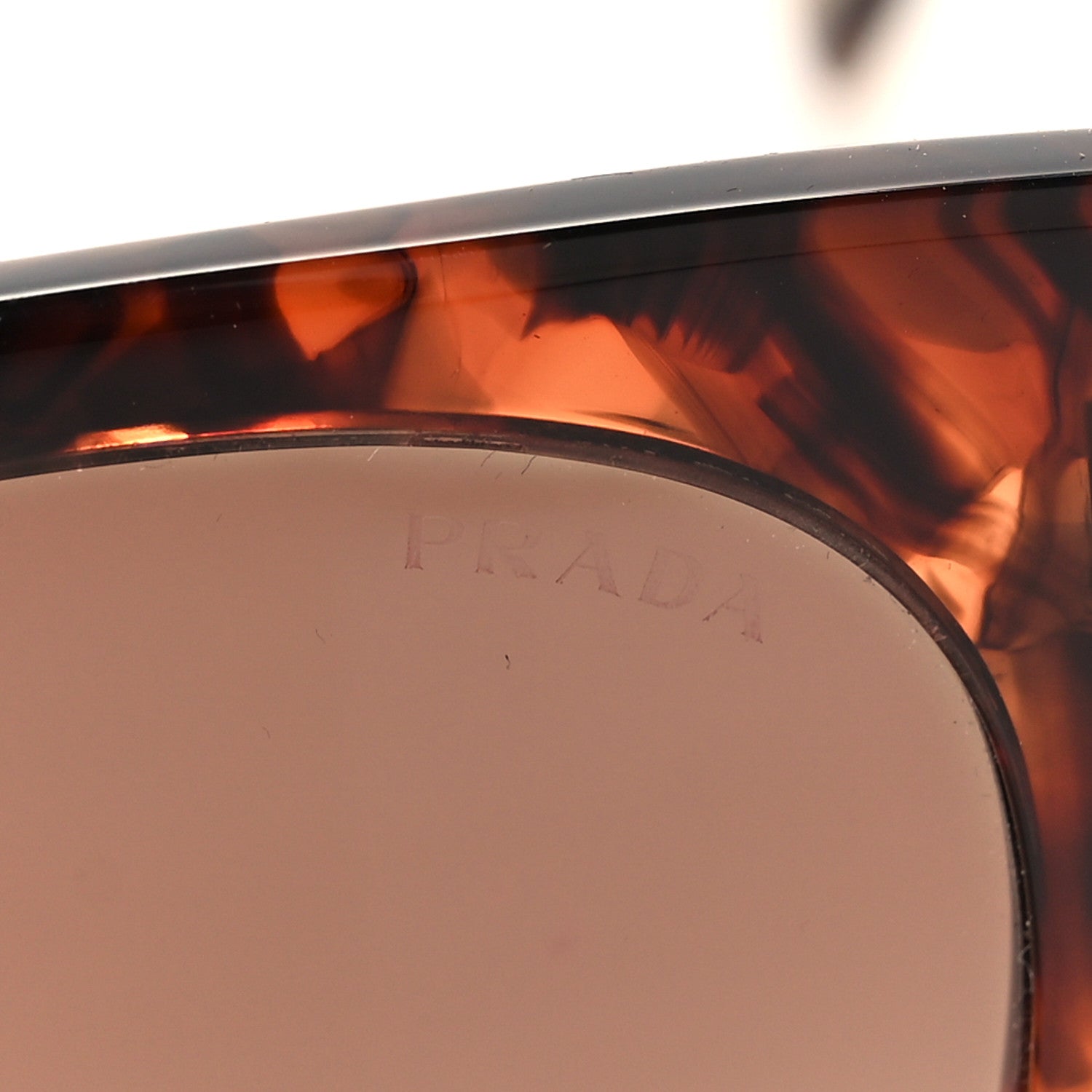 Prada Acetate Sunglasses SPR 14W Tortoise Pink 7 of 8