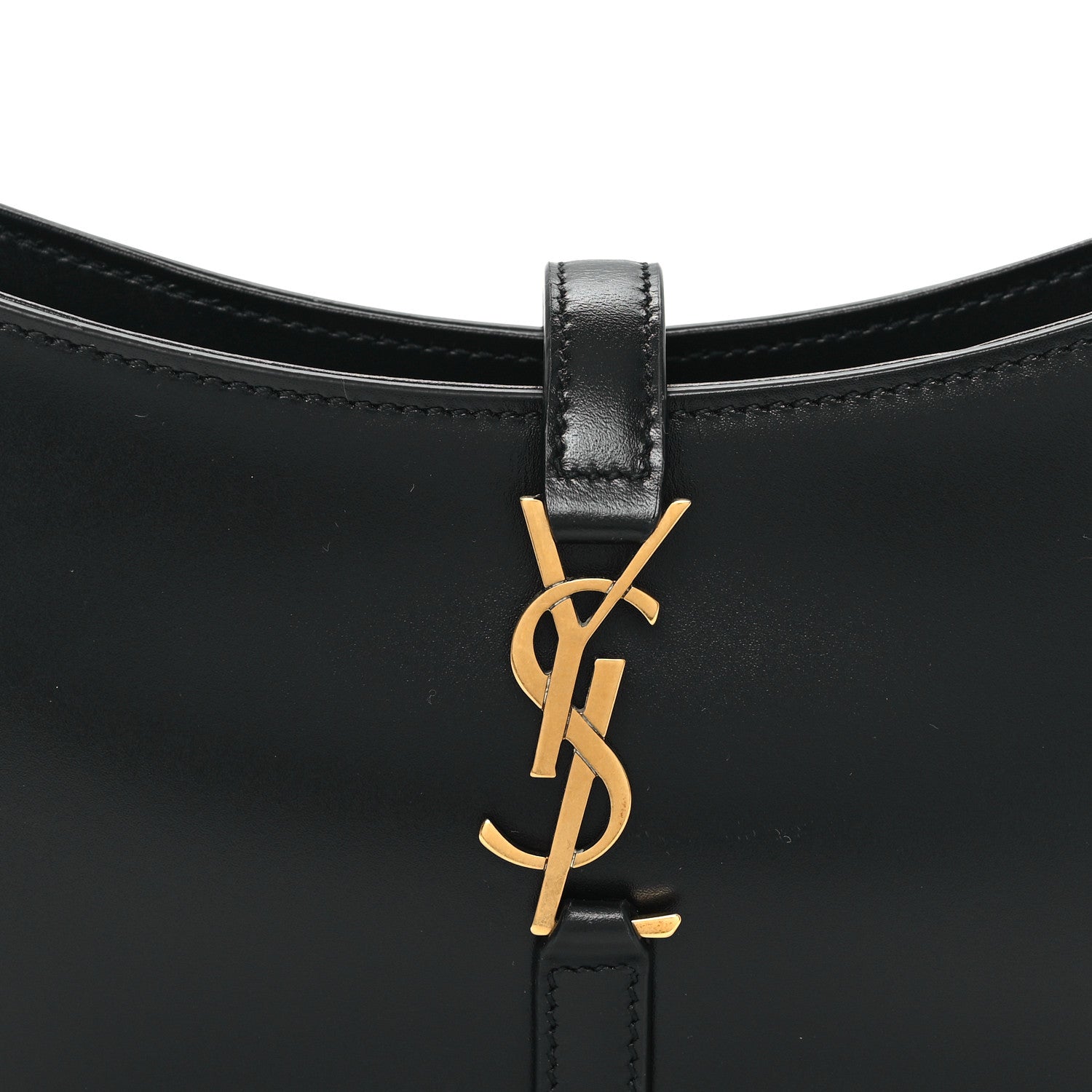 Saint Laurent Smooth Calfskin Le 5 A 7 Mini Hobo Black 8 of 12