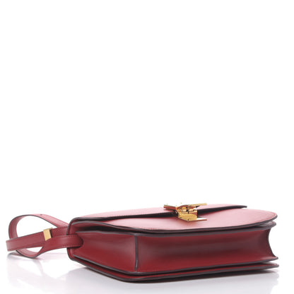 Celine Box Calfskin Medium Classic Box Flap Bag Red 3 of 4