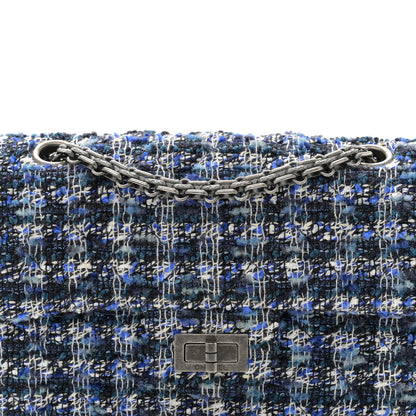 Chanel Tweed Quilted 2.55 Reissue Mini Flap Blue 8 of 10