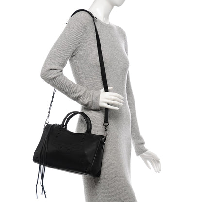 Balenciaga Veau Soyeux Perforated Blackout Hardware S City Black 2 of 6