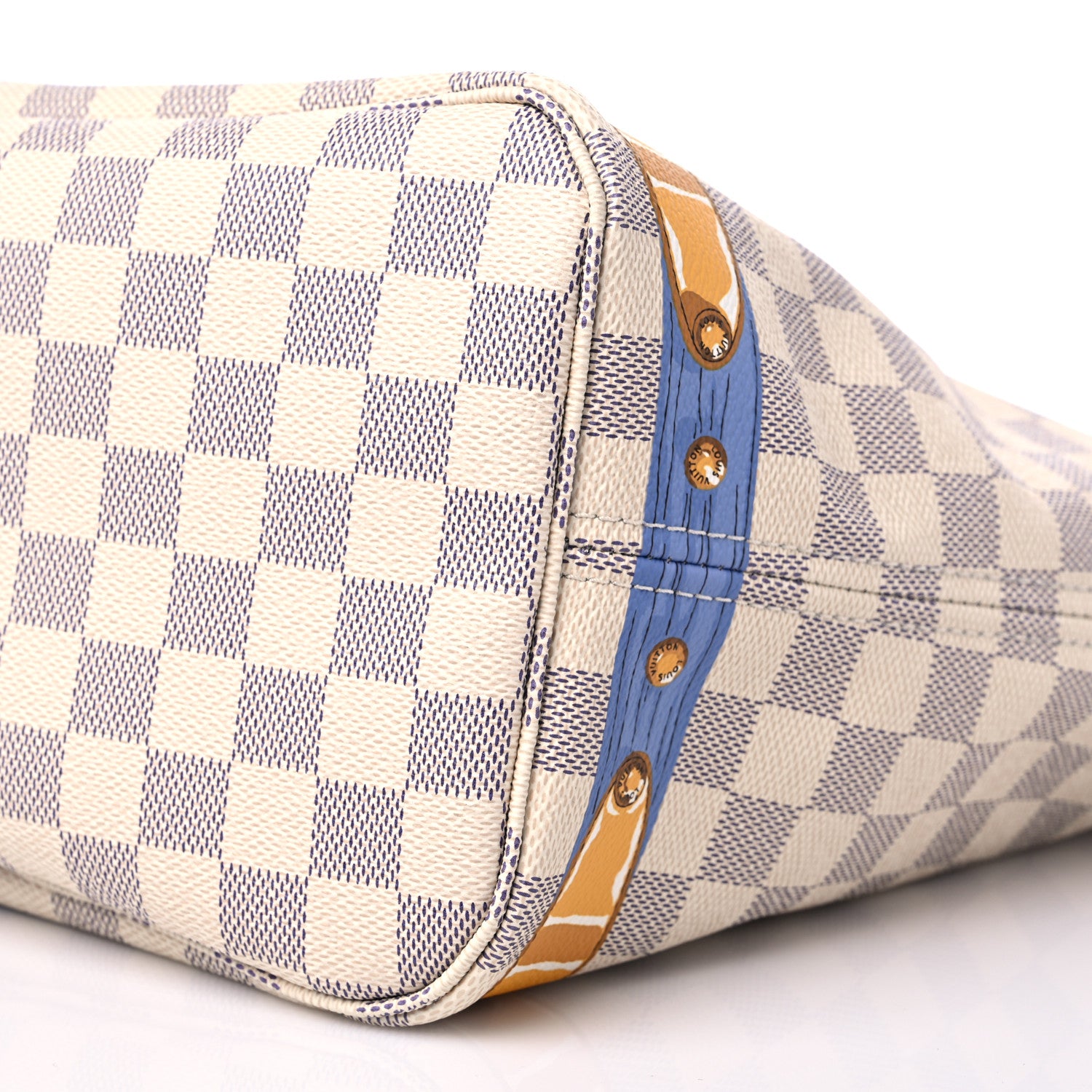 Louis Vuitton Damier Azur Summer Trunks Neo Neverfull MM 10 of 11
