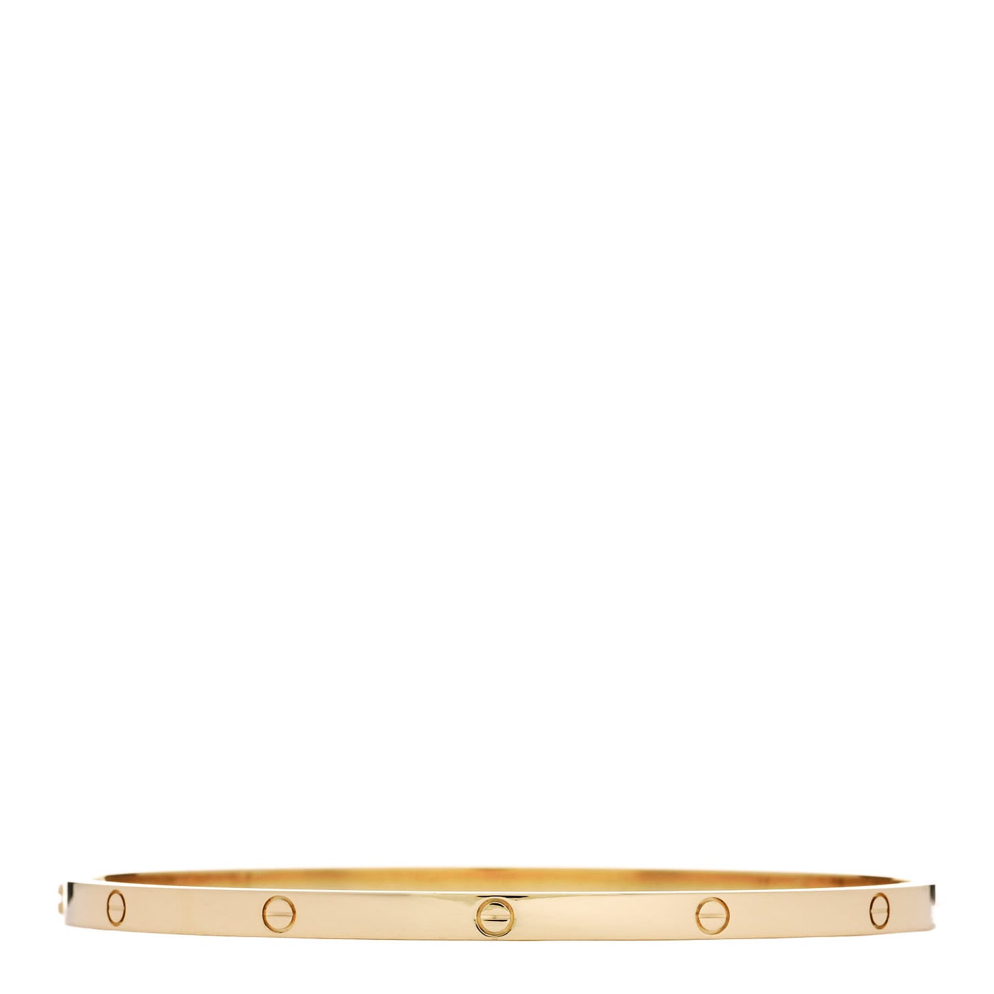 18K Yellow Gold Small LOVE Bracelet 20
