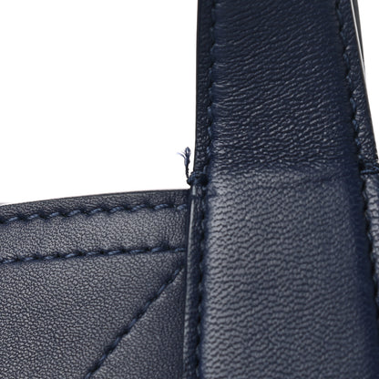 Chanel Calfskin Stitched Large Shopping Tote Dark Navy 11 of 11
