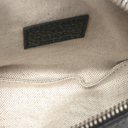 Gucci Piuma Calfskin Jumbo GG Embossed Small Belt Bag Black 5 of 11