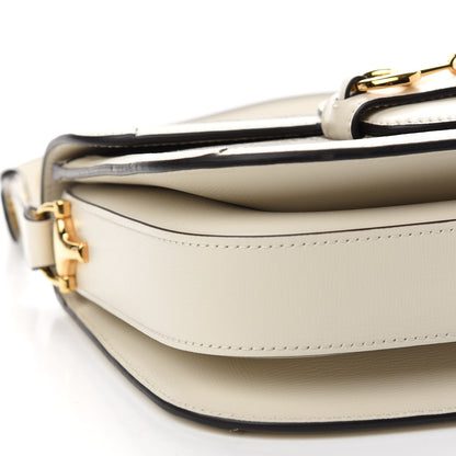 Gucci GG Supreme Monogram Horsebit 1955 Shoulder Bag Beige Mystic White 8 of 9