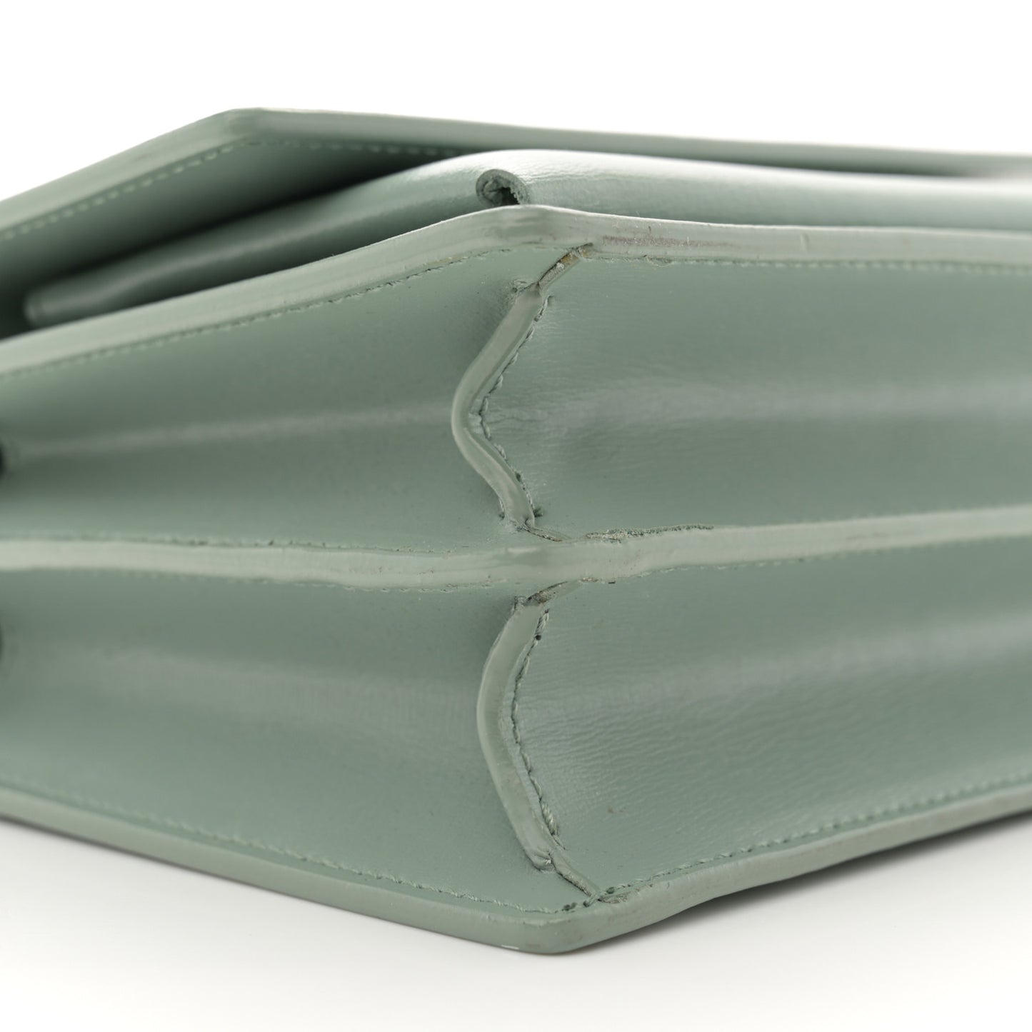 Calfskin Small Monogram Sunset Vert Opaline