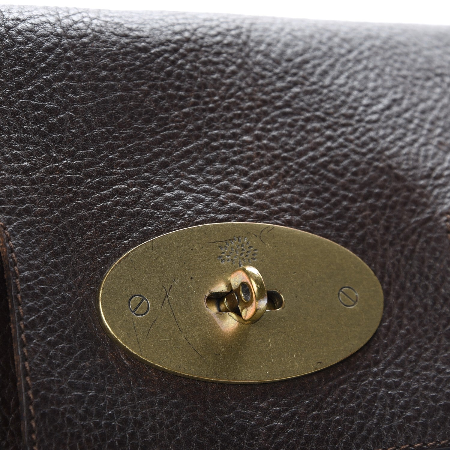 Mulberry Natural Leather Bayswater Chocolate 10 of 14