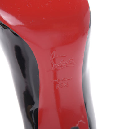 Christian Louboutin Patent Pigalle Follies 100 Pumps 38.5 Black 6 of 7