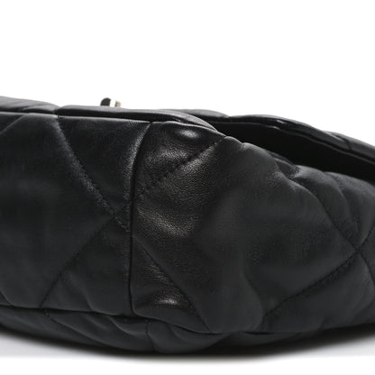 Chanel Lambskin Quilted Large Chanel 19 Flap Black 10 of 11