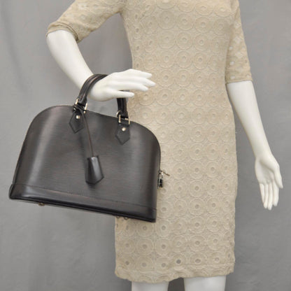 Louis Vuitton Epi Alma Black 2 of 10