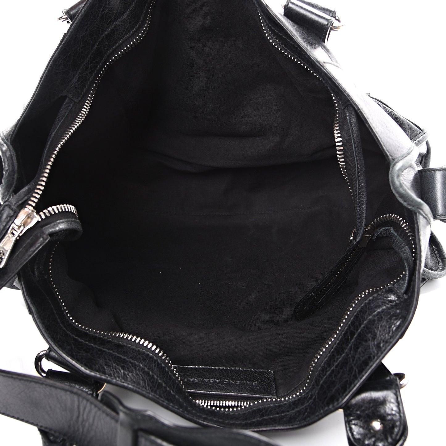 Agneau Giant 21 Silver Hardware Part Time Black