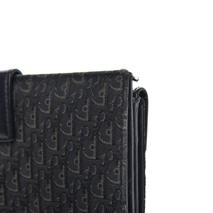 Christian Dior Monogram Street Chic Flap Wallet Black 10 of 13