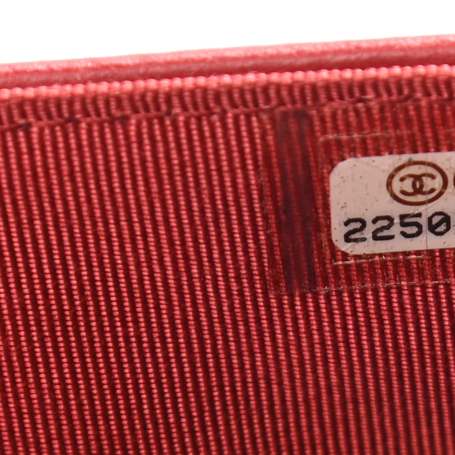 Chanel Lambskin Quilted Wallet On Chain WOC Red 8 of 14