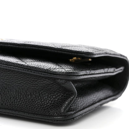 Chanel Caviar Quilted Wallet on Chain WOC Black 11 of 13