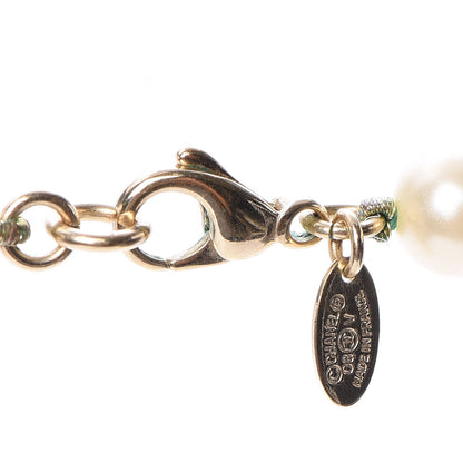 Chanel Pearl CC Long Necklace Gold 4 of 4