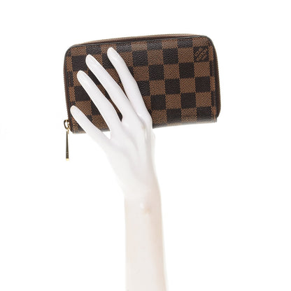 Louis Vuitton Damier Ebene Zippy Compact Wallet 2 of 6