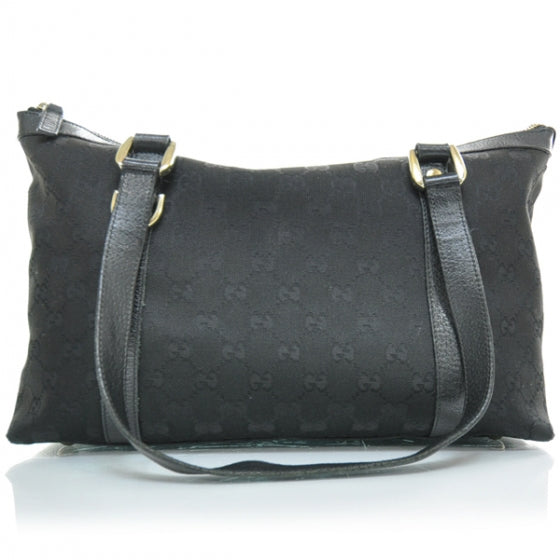 Gucci Monogram Abbey Medium Tote Black 1 of 12
