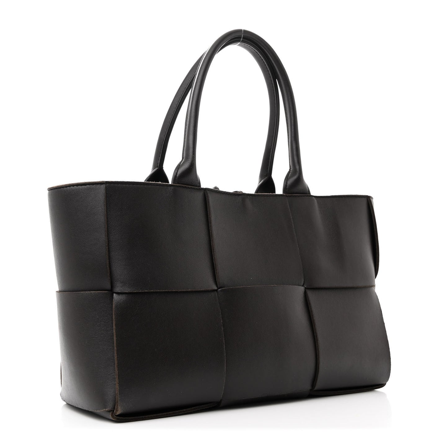 Nappa Maxi Intrecciato Small Arco Tote Fondant