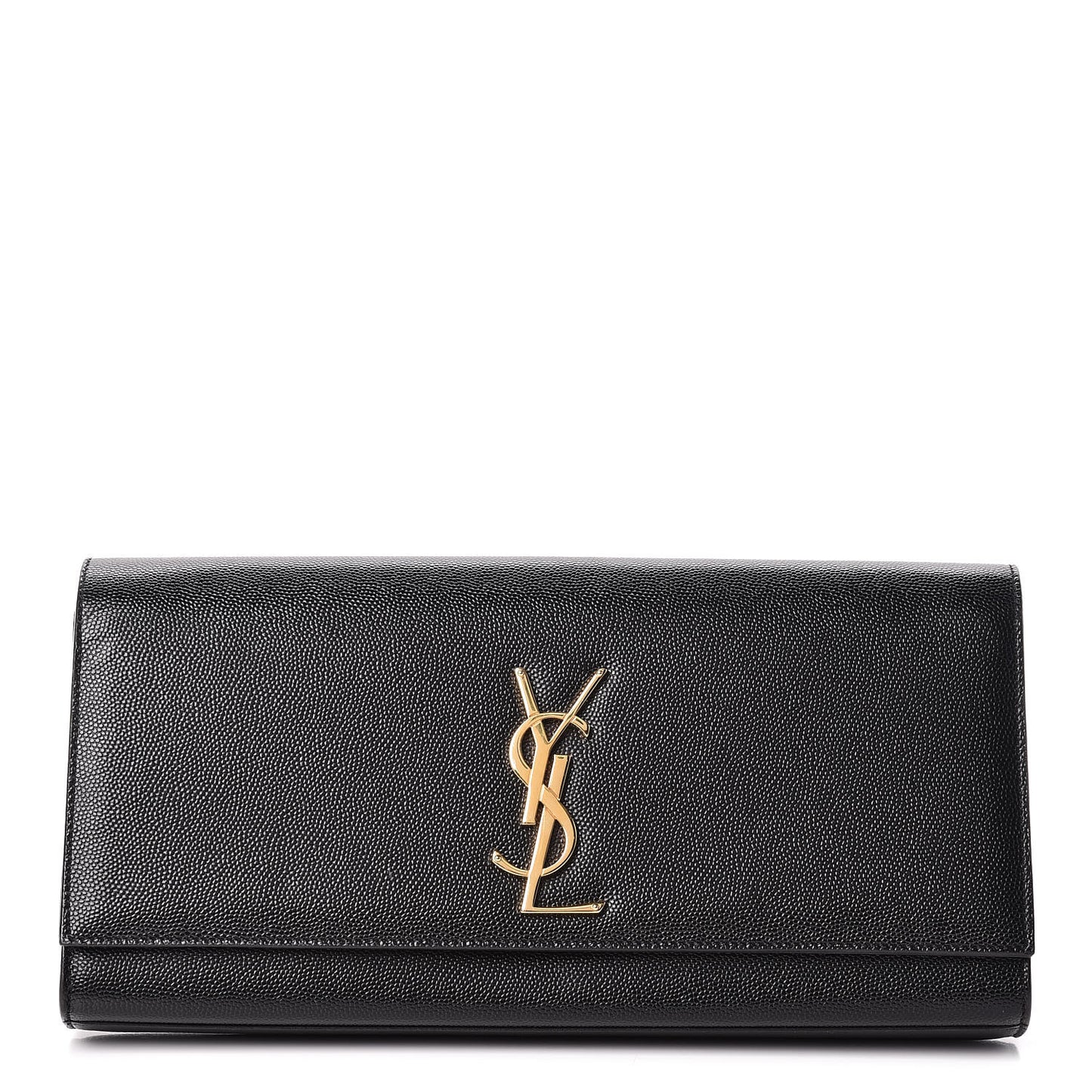 Grain De Poudre Monogram Cassandre Clutch Black