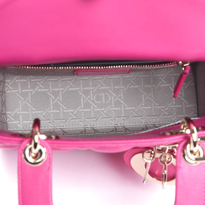 Christian Dior Lambskin Cannage Small My Lady Dior Pink 6 of 8