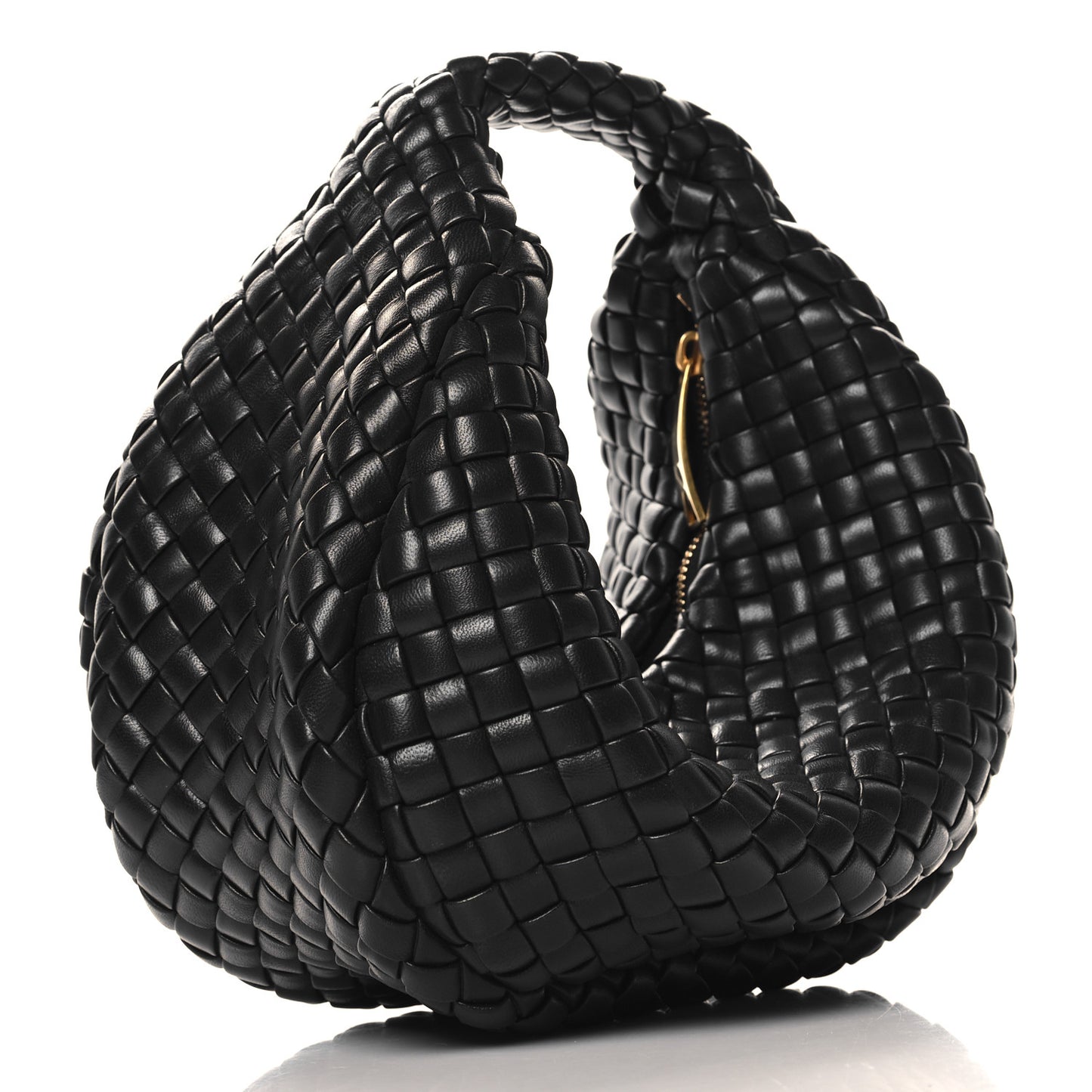 Lambskin Intrecciato Mini Padded Jodie Black