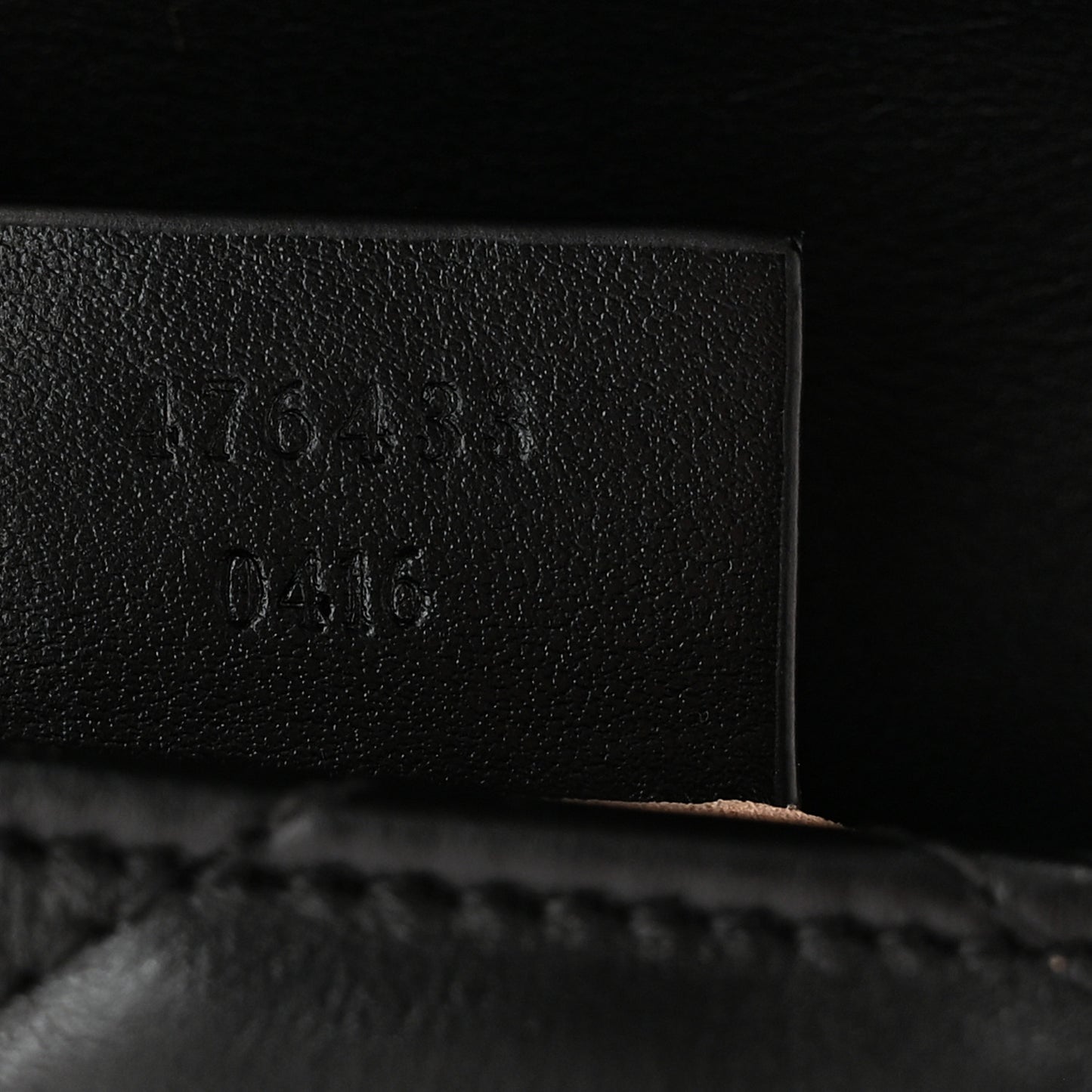 Calfskin Matelasse Super Mini GG Marmont Shoulder Bag Black