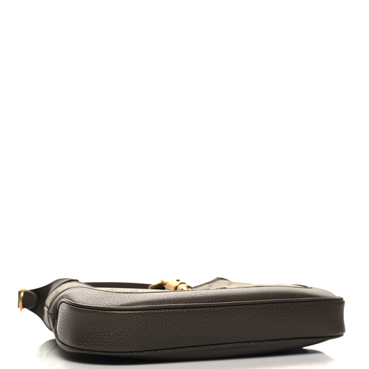 X BALENCIAGA BB Supreme Monogram Calfskin Web Small Jackie 1961 Hobo Beige Ebony