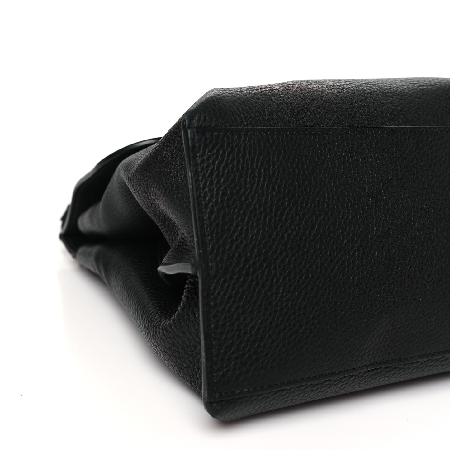 Cellarius Calfskin Medium Bamboo Daily Top Handle Bag Black