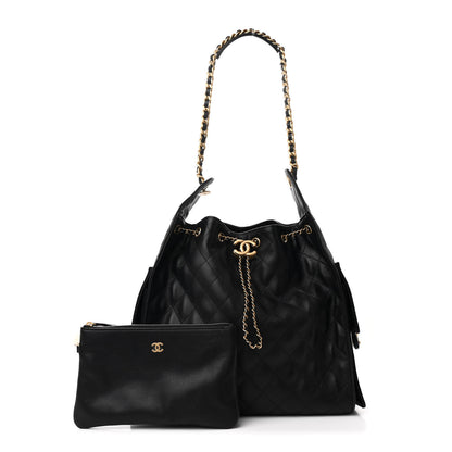 Chanel Caviar Quilted Medium Chanel 25 Handbag Black 3 of 13