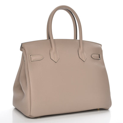 Hermes Togo Birkin 30 Gris Tourterelle 4 of 31
